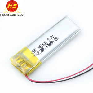 HHS 301030 3.7v 55mah 리포 배터리 <span class=keywords><strong>3mm</strong></span> 슬림 스피커 배터리 - Product Image 2