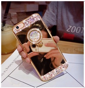 <span class=keywords><strong>Bling</strong></span> Kim Cương Long Lanh Sang Trọng Gương Bìa Điện Thoại Di Động Trường Hợp Đối Với iPhone XS XR Max 11 12 13 14 15 Mini Pro Max Điện Thoại Di Động Trường Hợp - Product Image 2