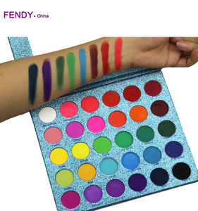 <span class=keywords><strong>Palette</strong></span> de fards à paupières scintillants bleus, magnifique, meilleure formule, 30 couleurs - Product Image 1