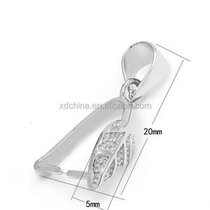 XD P658-accesorios para colgante de Plata de Ley 925, clip grande, hebilla de cristal, hebilla de clip grande L - Product Image 2
