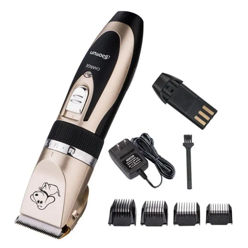 Lage trillingen hond tondeuse set, Elektrische Oplaadbare pet hair trimmer