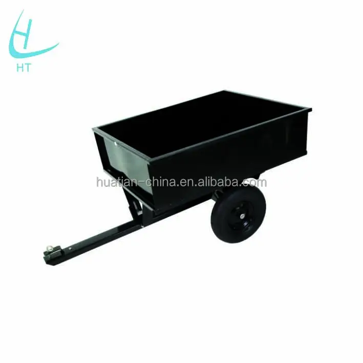 Heavy-duty trailer Trailer Dump Cart Farm   Ranch 500Kg Capacity Steel Dump Cart