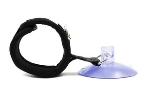 Lobo negro mano del producto del sexo para chupar la puerta de sujeción piernas juguete masculino del sexo bondage moderación - Product Image 5