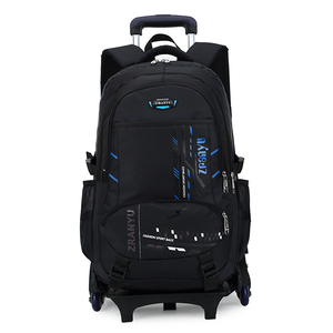 Kids High Quality Cute Cartoon Removable Trolley School Waterproof Lightweight <strong>Wheel</strong> <strong>Backpack</strong> for Girls - Product Image 5