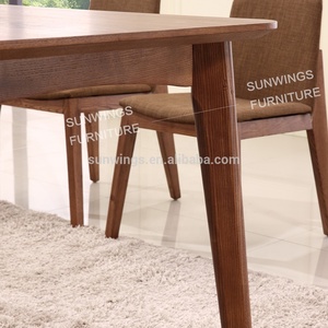 <span class=keywords><strong>Table</strong></span> et chaise de salle <span class=keywords><strong>à</strong></span> <span class=keywords><strong>manger</strong></span> rectangulaire de luxe en MDF avec pieds en bois, ensemble de <span class=keywords><strong>Table</strong></span> <span class=keywords><strong>à</strong></span> <span class=keywords><strong>manger</strong></span> moderne en bois massif, bon marché - Product Image 3