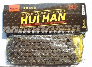 Zuid-Afrika Motorfiets Onderdelen 428H-132l Gouden Kleur O-<span class=keywords><strong>Ring</strong></span> Motorfiets Ketting Voor Racen - Product Image 6