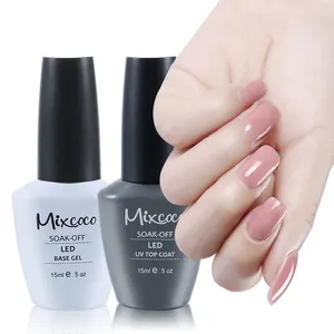 Mixcoco Hot Koop Gehard Top Coat Gel Hoge Kwaliteit Uv Led Gel Soak Off Top Coat Gel Nagellak