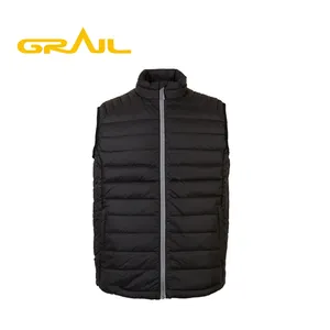 Comfortable custom color men's vests & waistcoats winter fashion down vest lightweight