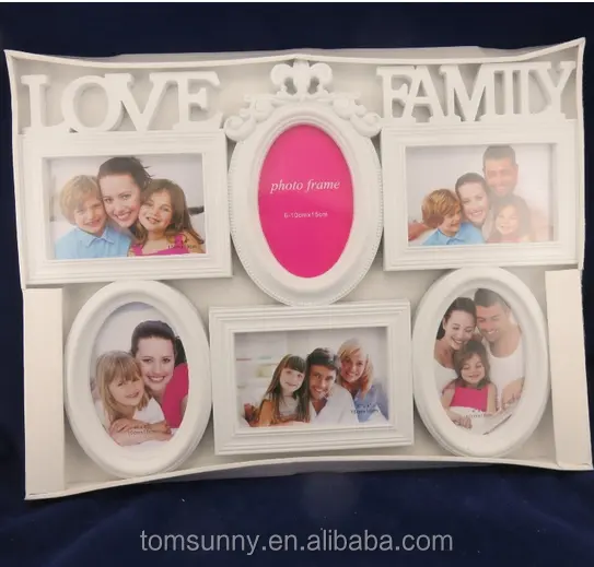 Amour et famille collage cadre photo