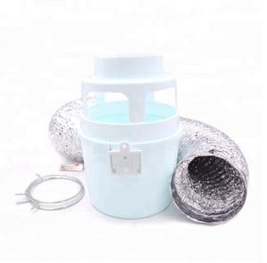 Kit de filtre à peluches en plastique rigide, anti-basculement avec 2 pinces, tuyau en vinyle et support intégré <span class=keywords><strong>pour</strong></span> sécheuse - Product Image 2