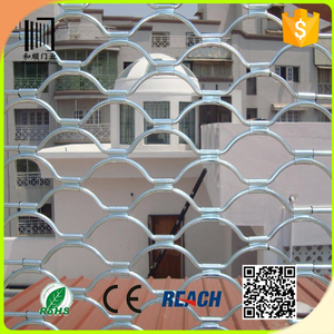 सुरक्षा गार्ड जाल दरवाजा एल्यूमीनियम रोलिंग सुरक्षा ग्रिल - Product Image 2