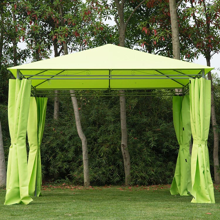 Commercial Pas Cher Toit Métallique Rétractable Auvent En Polycarbonate Polyester Gazebo