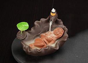 Riflusso di Bruciatore di Incenso di Ceramica Bastone di Incenso Titolare Della Decorazione Della Casa Aromaterapia Buddha Censer - Product Image 2