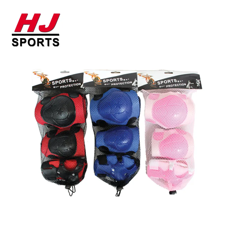 HJ-F1 HUIJUN cheap price Cycling Riding Sports Protective Gear Set Knee Protector Wrist Guard Elbow Support