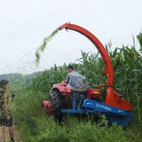 Single Row Tractor Drive PTO Corn Silage Chopper Harvester
