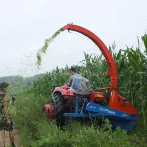 Single Row Tractor Drive PTO Corn Silage Chopper Harvester