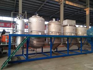 Máquina refinadora de petróleo crudo/aceite vegetal de pequeña escala de alta calidad, reconocida en China, del año 2018, en venta. - Product Image 3