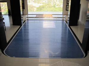 Cubierta retráctil para <span class=keywords><strong>piscina</strong></span>, rodamiento de 100kg de seguridad, impermeable, automática, fábrica de China - Product Image 6