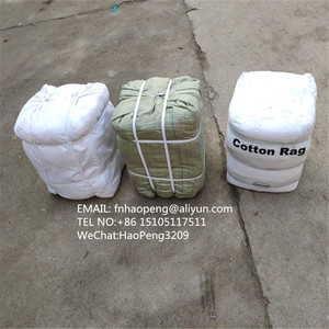 أبيض اللون قطع تي شيرت قطعة قماش مصنوعة من القطن <span class=keywords><strong>25</strong></span> كجم بالة - Product Image 6