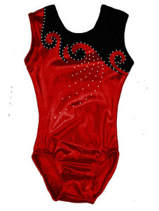 Leotardos de manga corta ropa de baile de la ropa de Gimnasia de forma uniforme - Product Image 1