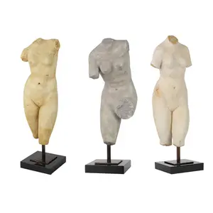 Figura de Resina de Mujer Desnuda, Modelo de Arte Corporal, Base de Cristal con Figura Negra, Decoración del Hogar, Arte Popular, Imagen Artística, Brillante - Product Image 1