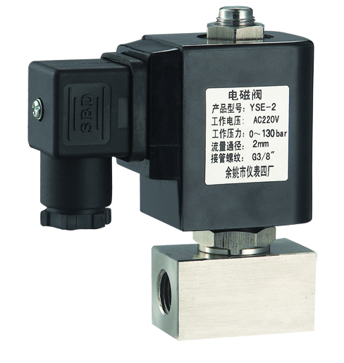 YSE-010 1/4 '3/8' из нержавеющей стали IP65 AC230V высокого давления низкой мощности электромагнитный клапан 300 бар