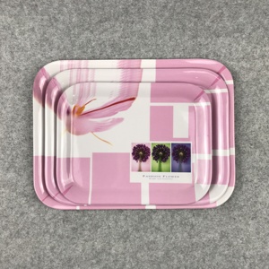 Customized Design Rectangle Coffee bar <strong>Snack</strong> Serving <strong>Tray</strong> Household Dinner <strong>Tray</strong> - Product Image 2