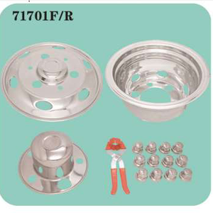 Moyeu de roue en acier de 17.5 pouces, couvercle de roue, assemblage de moteur - Product Image 3