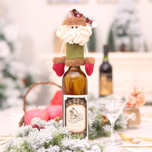 Decorazione Natalizia all'Ingrosso, <span class=keywords><strong>Copribottiglia</strong></span> per Vino a Forma di Cartone Animato, Colore Champagne - Product Image 6
