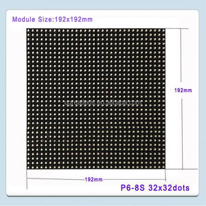 Dernières <span class=keywords><strong>inventions</strong></span> noir diamant puce défilé de mode led p6 rgb module d'affichage - Product Image 2