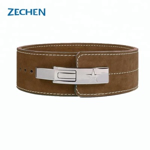 Özel sırt desteği spor salonu deri powerleather kol kemeri ağırlık kaldırma kayışları tokaları halter kol kemeri logosu - Product Image 4