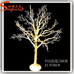 Branches d'arbre artificielles blanches décoratives en gros de l'usine chinoise pour la décoration de la maison et du jardin, ornement en métal - Product Image 6