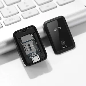 بالجملة gf 09 البسيطة gps المقتفي-2019 جديد وصول GPS مصغرة GF- 09 متتبع الحيوانات الأليفة بنظام جي بي إس SOS إنذار مع التطبيق المجاني مصغرة جهاز تتبع GPS