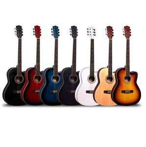 Guitarra Acústica <span class=keywords><strong>de</strong></span> Buen Sonido y Precio Económico con Diseño Cutaway para Principiantes - Product Image 1