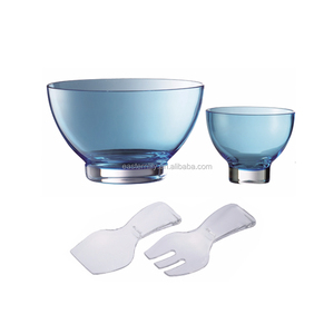 ชามสลัดผลไม้อะคริลิกใสขนาดใหญ่คลาสสิกสำหรับใช้ในงานปาร์ตี้ปราศจากสาร BPA 10L เป็นมิตรต่อสิ่งแวดล้อม - Product Image 1