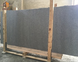 Dalles de granit brut de 10cm d'épaisseur Revêtement en <span class=keywords><strong>pierre</strong></span> naturelle gris foncé Pavés d'extérieur Carreaux de sol Dalles de granit non polies - Product Image 6