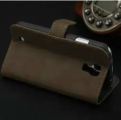 portefeuille en cuir pour samsung i9500,flip unique couverture pour samsung galaxy s4,mobile phone case pour galaxy s4