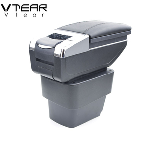 Vtear para <span class=keywords><strong>KIA</strong></span> K2 <span class=keywords><strong>RIO</strong></span> 3 reposabrazos caja tienda central caja de contenido con copa titular productos <span class=keywords><strong>interior</strong></span> del coche-estilo de accesorios 2011-2016 - Product Image 3