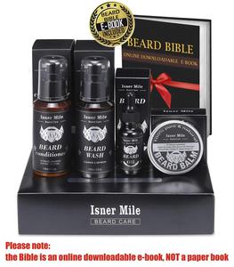 NUOVO Perfetto <span class=keywords><strong>Barba</strong></span> degli uomini Set Regalo Cura <span class=keywords><strong>Barba</strong></span> Grooming <span class=keywords><strong>Kit</strong></span> 4pcs <span class=keywords><strong>Barba</strong></span>, Olio di Balsamo <span class=keywords><strong>Per</strong></span> Le Labbra, lavaggio e Condizionatore OEM Grooming <span class=keywords><strong>Kit</strong></span> - Product Image 6