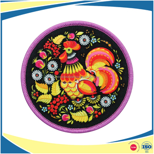 10cm bordado de impresión de sublimación de taza de té de montaña rusa con antideslizante-respaldo para regalo - Product Image 2