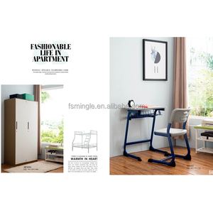 Alta calidad Metal litera con escritorio y escalera para estudiante dormitorio habitación y servicio apartamento vivienda - Product Image 4
