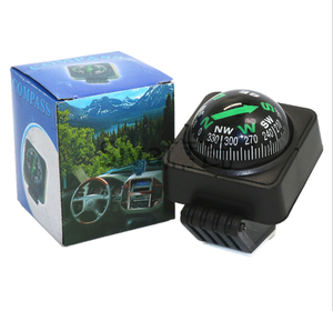 Boussole de voiture de boule de base adhésive en plastique noir précis pour le <span class=keywords><strong>camping</strong></span> - Product Image 5