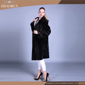 100% giacca di <span class=keywords><strong>pelliccia</strong></span> di visone lungo nero vero Parka in <span class=keywords><strong>pelliccia</strong></span> di visone nero classico <span class=keywords><strong>con</strong></span> <span class=keywords><strong>cappuccio</strong></span> - Product Image 4