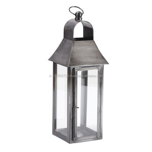 Lanternes de jardin suspendues décoratives au meilleur prix pour l'exportation, fourniture d'usine, lanterne à bougie en métal, support de pilier - Product Image 1