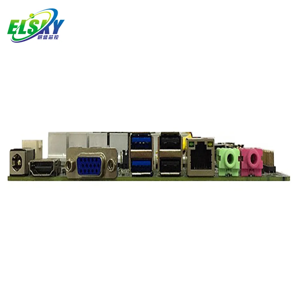 Scheda madre ELSKY 17*17cm mini itx con core i7 3517U supporto WIFI 4G 4USB 2COM VGA,HDMI,LVDS sata 3.0 msata2.0 per mni pc 12V