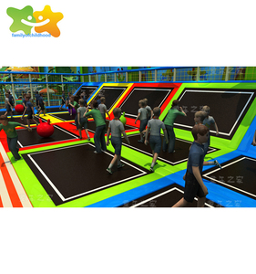 Phong Cách Mới Chuyên Nghiệp 20ft Trampoline 6 Ft Hình Chữ Nhật Nhảy Trampoline Ninja CHIẾN BINH Trở Ngại Để Bán - Product Image 3