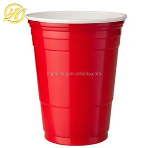 Takeaway 16oz red cups beerpong plastic cup