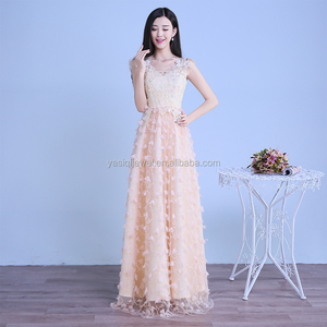 2017 último diseño <span class=keywords><strong>de</strong></span> moda estilo coreano vestido largo sin mangas <span class=keywords><strong>de</strong></span> la <span class=keywords><strong>boda</strong></span> vestido <span class=keywords><strong>de</strong></span> <span class=keywords><strong>fiesta</strong></span> - Product Image 5