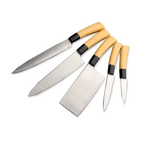 डालने के साथ परिवार के लिए फ्रेंच शैली रसोई के चाकू स्टेक चाकू संभाल