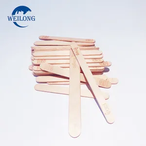 Standart Boyut Güçlü Birchwood Dondurma Çubuğu Lazer Kazınmış Popsicle Sticks.